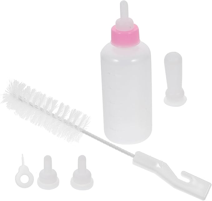 Pet Nursing Bottle for Puppy Kitten Small Pet Feeding Milk Replacer Silicone Bottle Kit