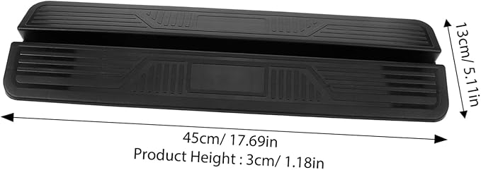 HANABASS 3Pcs Ramp for Doorways Non Skid Transition Strips for Pets and Lightweight and Portable Door Sill for Home Use