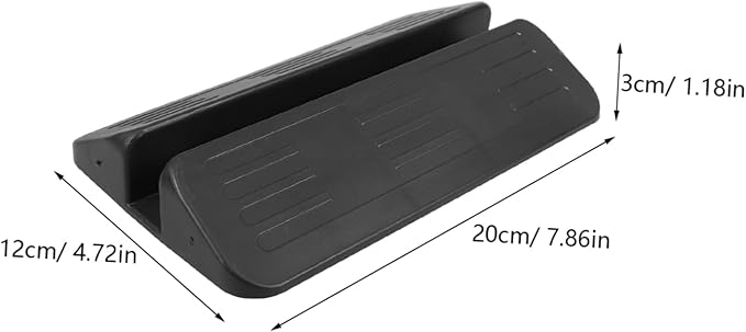 TOYANDONA Safety Door Gate Ramp for Pets Lightweight Kick Plate Accessory for Indoor Use Easy Installation Protective Barrier for Stairways for Dog Gates