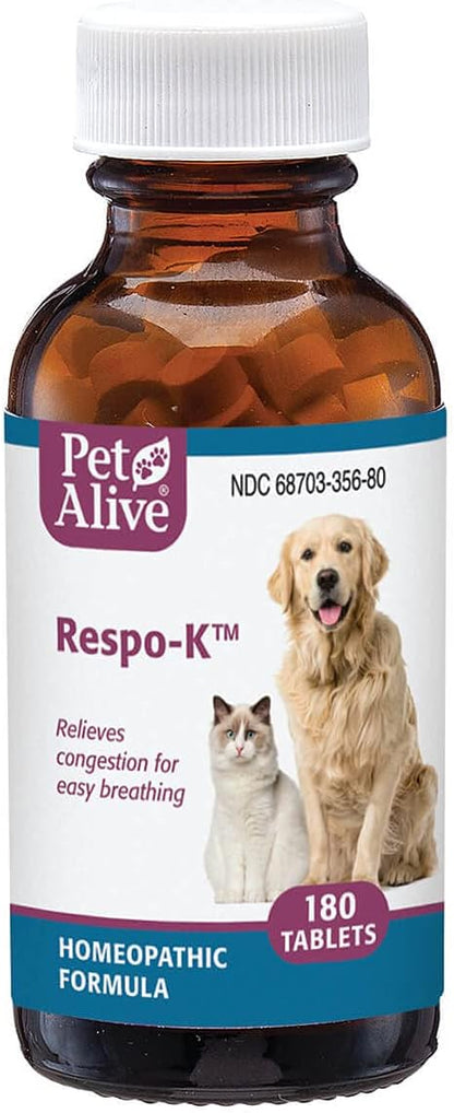 PetAlive Breathe Easy ComboPack for Pets - for Relief of Wheezing, Chest Discomfort, Colds and Respiratory Irritation