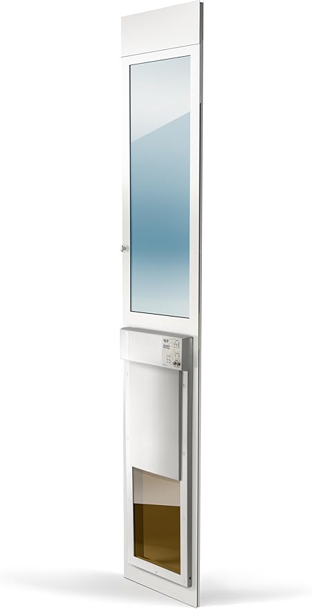 Large Power Pet Sliding Glass Dog Door Extra Tall