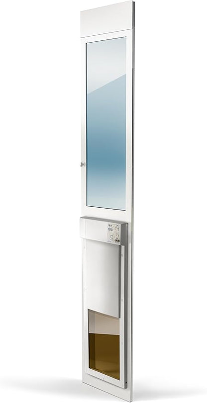 Large Power Pet Sliding Glass Dog Door Extra Tall