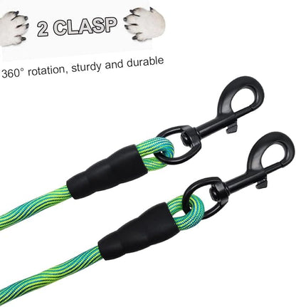 BTINESFUL 3FT Dog Tie Down, Nylon Rope Short Dog Tether Indoor Training Safety Vehicle Tether for Large Medium Strong Puppy