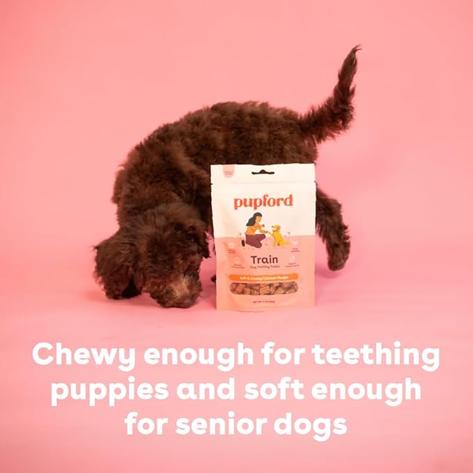 Pupford Soft & Chewy Training Treats for Dogs & Puppies (Chicken, 10 oz, 2 Pack)