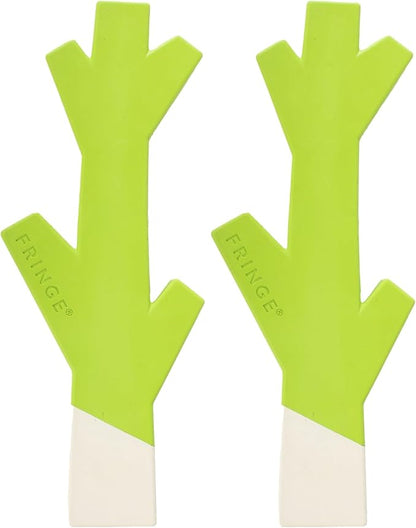 Fringe Studio Stick with ME Lime/White Rubber Dog Toy, Pet Shop Collection (518034) (Pack of 2)