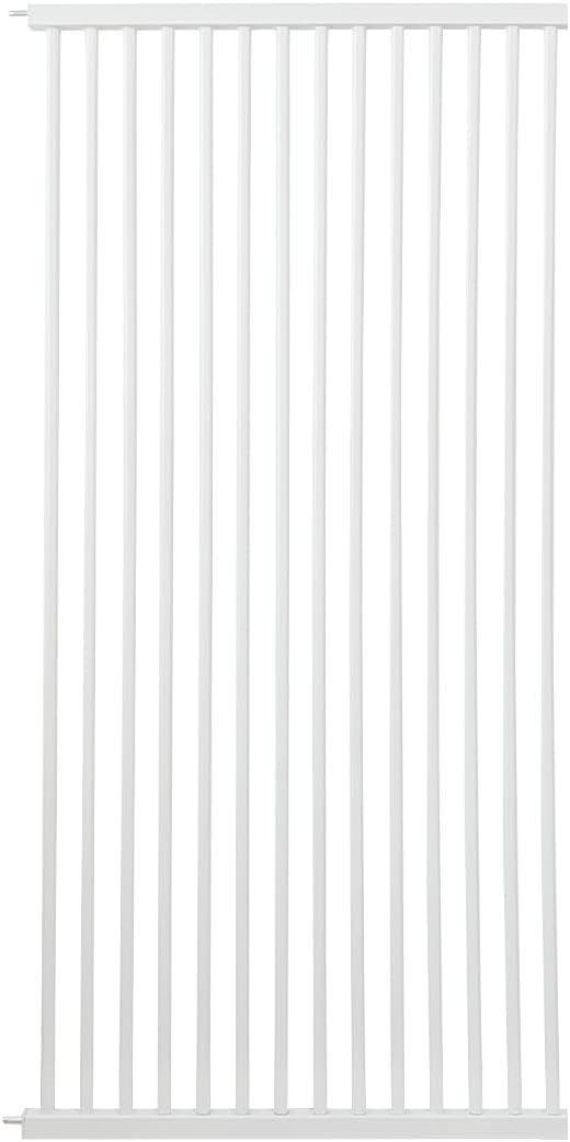Lumizone Extra Tall Cat Gate Extension Kit 61.02" High Pressure Mounted 2025 New 29.52" Extra Wide 1.37" Gap No Drilling Tall Pet Gate for Dogs (White, 61.02" H x 29.52" W, Extension)