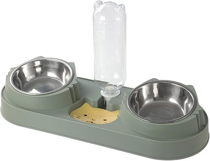 Pet Food Bowl Small Dog Feeder Water Feeding Dog Storage Anti-Skid Dogs Dishware Bowls for Food and Water Automatic