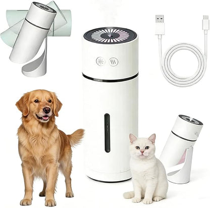 Dog Humidifier, USB Cool Mist Humidifier for Small Dogs, 90° Adjustable Nozzle, Whisper-Quiet Operation for Collapsed Trachea Relief, ABS Material, 2.83 * 2.83 * 7inch
