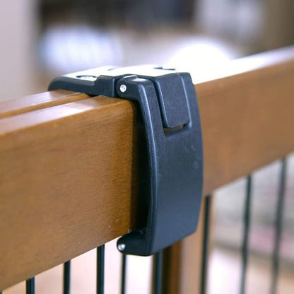 Carlson 41"-70" Super Wide Dog Gate, Premium Wooden Adjustable Freestanding Pet Gate for Doorways & Hallways
