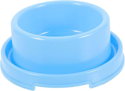 Plastic Feeding Bowl Pet Water and Food Dispenser for Dogs Lightweight and Easy to Material for Indoor Use