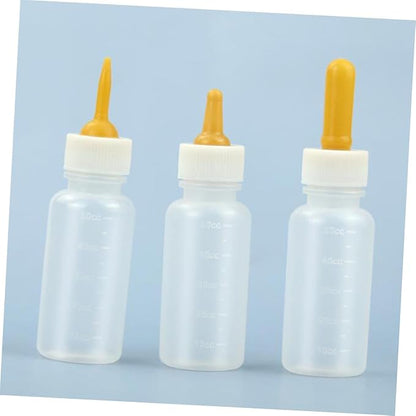 Mipcase 3pcs Pet Feeding Bottles Cat Dog Puppy Kitten Water Milk Feeding Bottle Kit