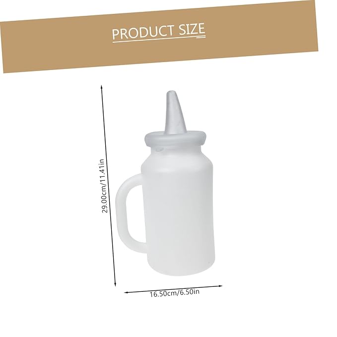 Mikikit 1.6L Calf Milk Bottle for Feeding Reliable Nursing Bottle Handle Suitable for Calves Lambs and Poultry