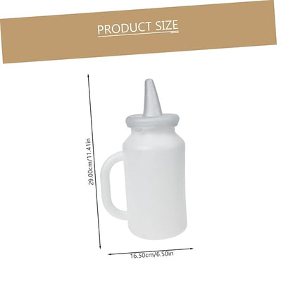 Mikikit 1.6L Calf Milk Bottle for Feeding Reliable Nursing Bottle Handle Suitable for Calves Lambs and Poultry