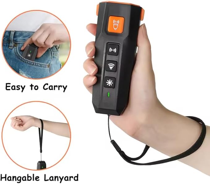 Marjina Dog Bark Deterrent Device – Most Powerful Anti Barking Device for Dogs, Indoor Bark Stopper, Dog Whistle to Stop Barking, Humane Dog Training Tool (Rechargeable)