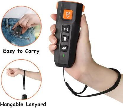 Marjina Dog Bark Deterrent Device – Most Powerful Anti Barking Device for Dogs, Indoor Bark Stopper, Dog Whistle to Stop Barking, Humane Dog Training Tool (Rechargeable)