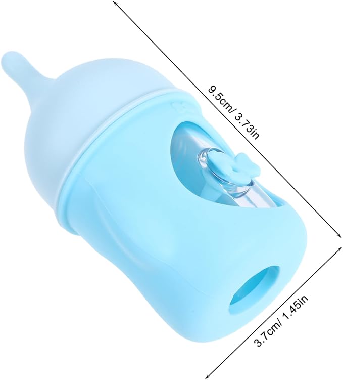 SUPVOX Pet Nursing Bottle Safe Kitten Puppy Feeding Bottle Scale Portable Mini Feeder for Newborns