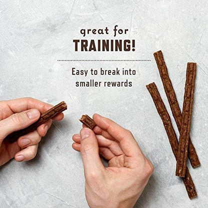 Rocco & Roxie Chicken Jerky Dog Treats, Soft Training Snacks Made in USA | High Value Training Treats for Dogs, Small & Large Breeds, Seniors & Puppies, Natural Jerky Chews for Rewarding Good Behavior