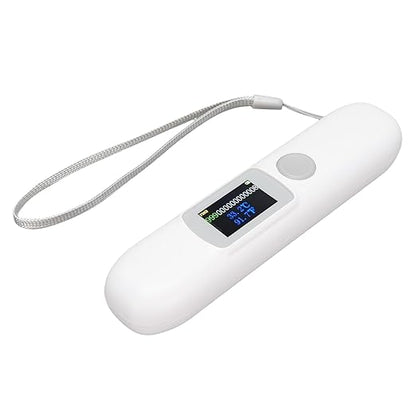 Microchip Scanner, ABS Pet Microchip Tag Reader with Color Screen, Temperature Monitoring & Realtime Data Sync for Dogs and Cats