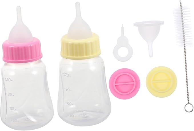 BESPORTBLE 2pcs Kitten Feeding Bottles Milk Bottle for Cats Puppy Feeder Kitten Feeder