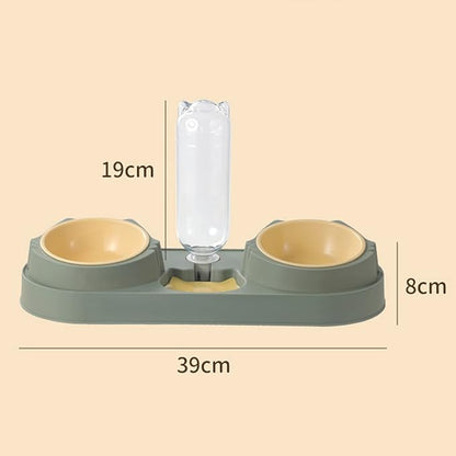 Pet Food Bowl Small Dog Feeder Water Feeding Dog Storage Anti-Skid Dogs Dishware Bowls for Food and Water Automatic