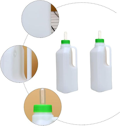 850ml Sheep Milk Feeding Bottle for Calves and Lambs Sturdy Animal Nursing Bottle Replacement Nipples for Livestock Care