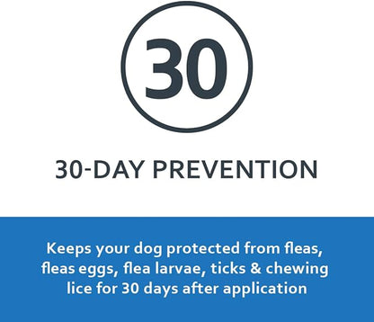 Sentry Fiproguard for Dogs, Flea and Tick Prevention for Dogs (23-44 Pounds), Includes 3 Month Supply of Topical Flea Treatments