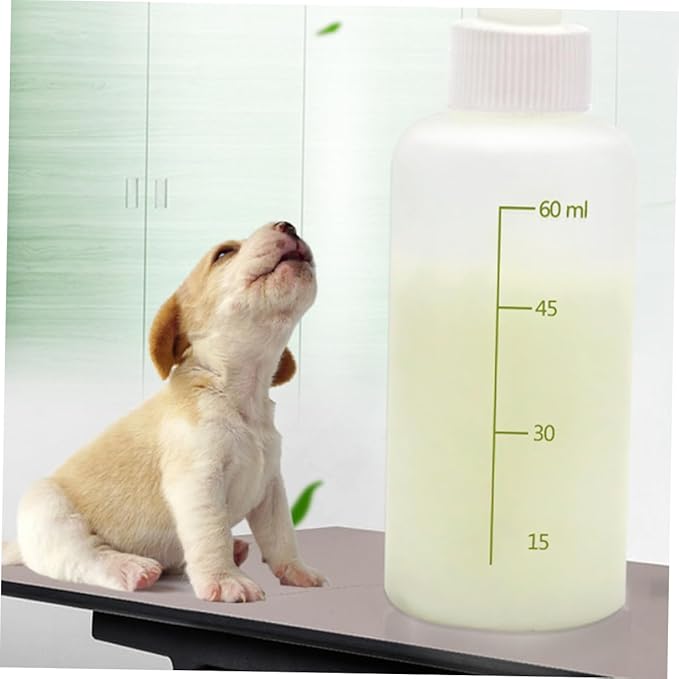 BESPORTBLE 6sets Pet Nursing Bottle Milk Feeding Bottles for Pets Safe Material Portable Design for Cats and Dogs Easy Scale for Precise Feeding