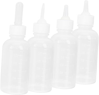 BESPORTBLE 4pcs Tiny Pet Nursing Bottle for Puppy Kitten Cat Milk Feeding Bottle Kit