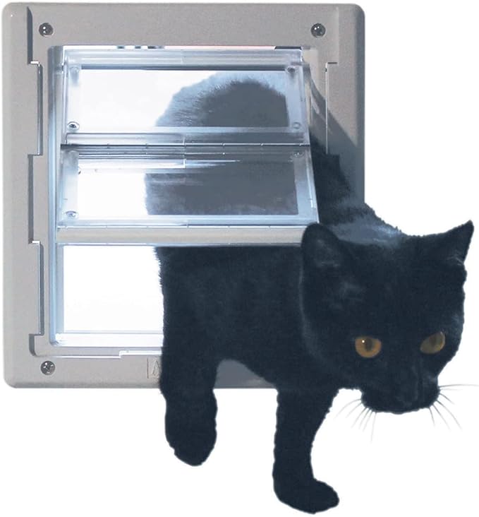 Ideal Pet Products Air Seal Pet Door with Telescoping Frame, Small, 6.63" x 7.25" Flap Size