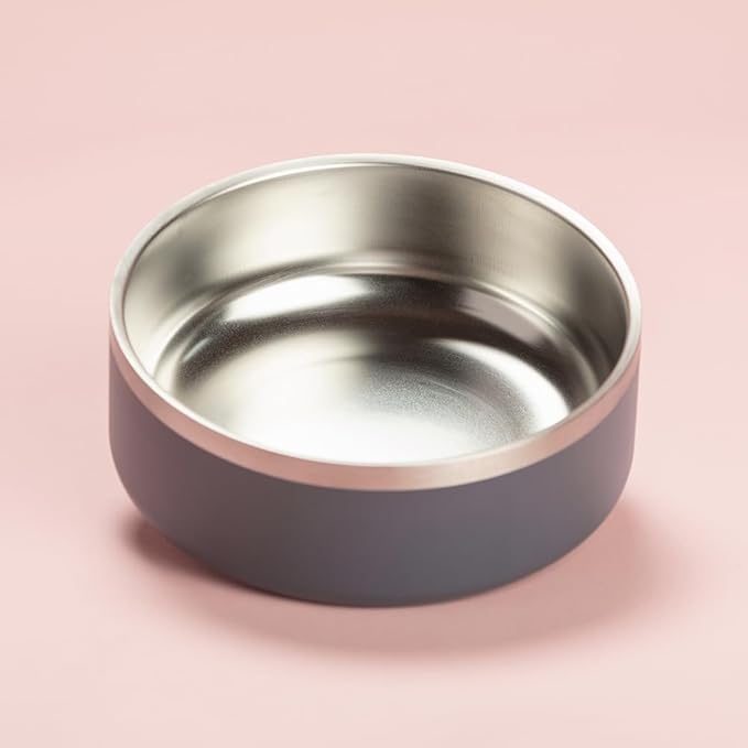Peps Non-Slip Pet Food Bowl – Durable, Dishwasher Safe, Navy Blue