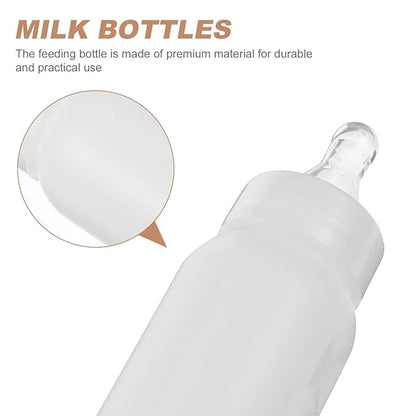 POPETPOP 6 Pack 250ml Pet Bottle Feeder Milk Replacer for Lambs Calves Puppies Design