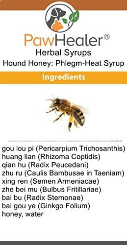 PawHealer® Dog Cough Remedy-Hound Honey Syrup (Phlegm-Heat) - for Loud, Honking Coughs - 5 fl oz …