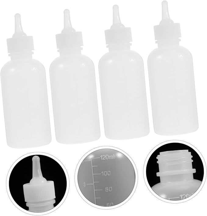 4pcs Silicone Pet Nursing Bottles for Kitten Formula Milk Replacer Easy Clean Reusable Cat Bottle Caps