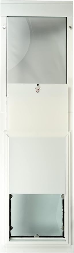 Security Boss Giant Breed Patio Pet Door Large 15 x 28 Flap Insert for Sliding Doors 70-99" Track Heights