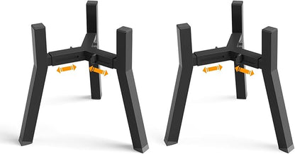 2Pack Elevated Dog Bowl Stand for Large Dogs, Adjustable Width 7-10.6", Raised Food Water Bowl Stand, Bowl NOT Included