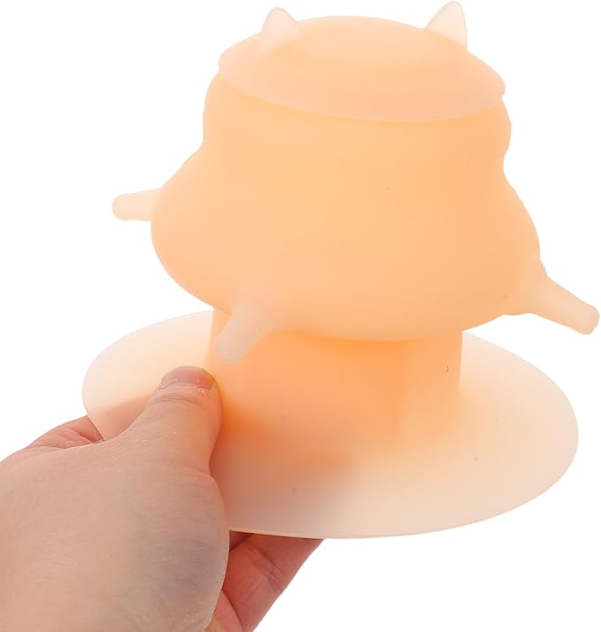 Levemolo Puppy Milk Dispenser Nursing Feeder - Silicone Pet Milk Bowl Feeder with Soft Nipple - Newborn Pet Feeding Station for Cats and Dogs Care