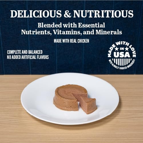 A Strong Heart Wet Dog Food Cups, Grilled Chicken Flavor - 3.5 oz Cups (Pack of 12), Made in The USA with Real Chicken