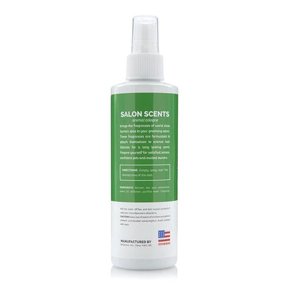 Bark2Basics Salon Scents Pet Grooming Cologne Spray - 8 oz, Natural Professional Groomer Perfume for Dogs and Cats, Long Lasting, Deodorizing, (Spring Water and Cucumber)