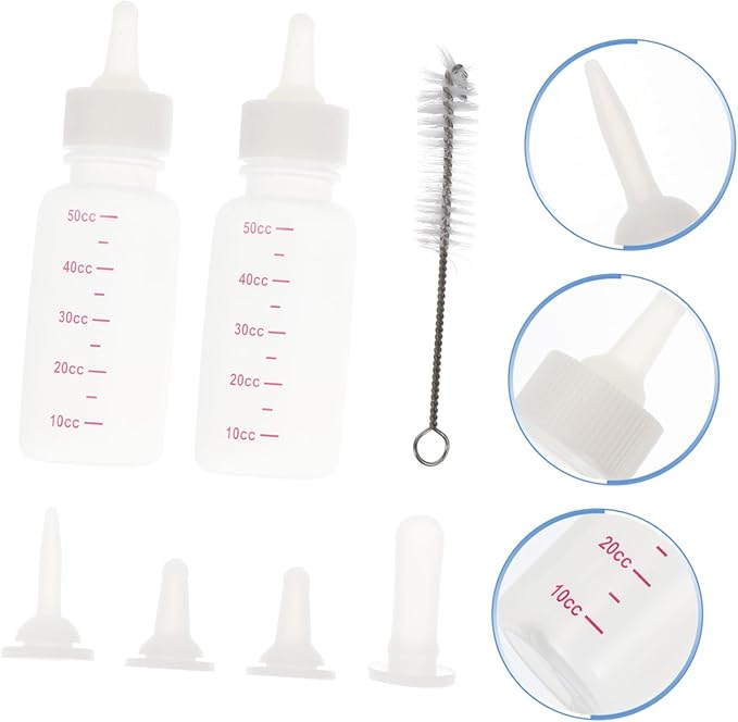Pet Feeding Supplies Small Pet Nursing Bottle for Kittens Milk for Kitten Feeding Kit Squirt Bottle for Cats