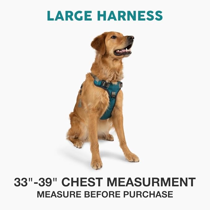 Embark Adventure No-Pull Large Dog Harness – Reflective Trim, Military-Grade Nylon, Front Clip with Gel-Lined Handle