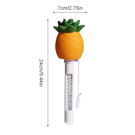 Pool Thermometer Floating Easy Read Large Size Pool Thermometer Cute Water Thermometer for Swimming Pools,spa,Pond,ice Bath,hot Tub,Outdoor & Indoor Above Ground Pool Accessories Pool Test Kit