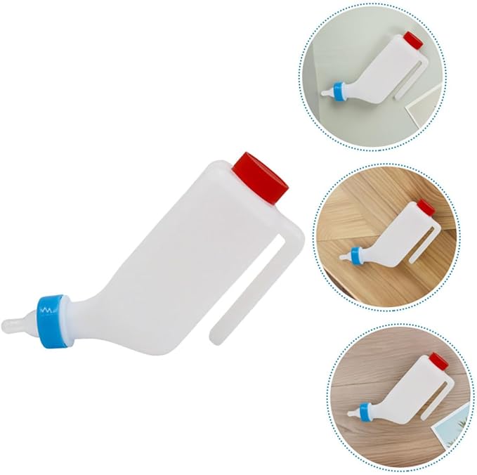 Toyvian Lamb and Pig Milk Feeding Bottle Efficient Hanging Design for Small Animals Livestock Care Easy Attachment to Pens for Quick Feeding of Piglets and Lambs