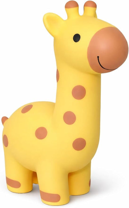 Multipet Giraffe Dog Toy | Latex Giraffe Dog Toy | Small Giraffes Squeaky Pet Toys | Squeaky Interactive Toys for Dogs | 5.75" (Yellow/Brown)
