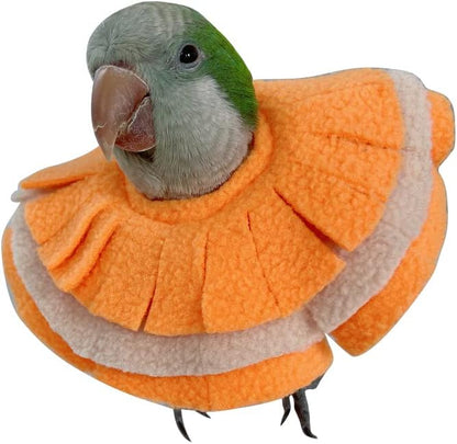 Adjustable Parrot Cone Collar, Safe and Practical Cotton Collar to Prevent Bites and Licking Wounds, to Help heal (5XL)