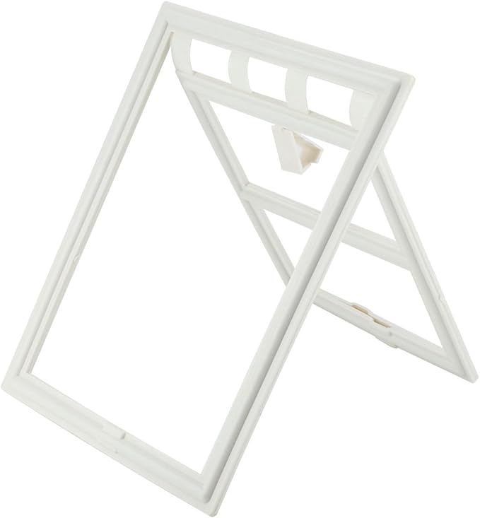 Acouto Screen Fit Pet Door Plastic Pet Dog Puppy Door Locking Safe Flap Screen Window Gate Doors, & Ramps (L Japanese Font)
