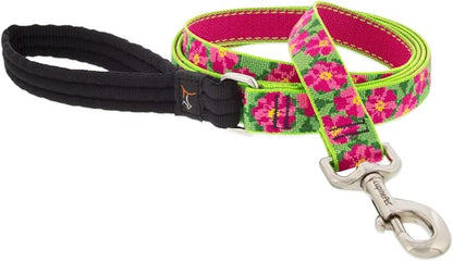 Lupine Dog Leash 6-Foot by 1" Wide PetuniasÊ