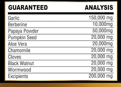 Farmalab Natural Dewormer Internal & External 100 Tabs Poultry NO Egg Withdrawal Needed - Vitamin for Poultry Rooster Hen Chicken Baby Chick