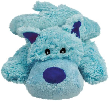 KONG Cozie Marvin The Moose Plush Dog Toy and Medium Cozie Baily The Blue Dog Toy Bundle