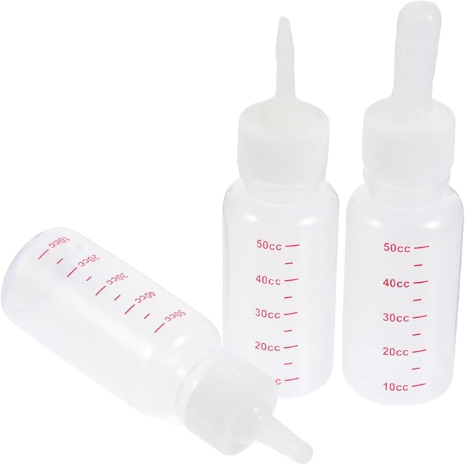 BESPORTBLE Kitten Milk Bottle 3pcs Pet Nursing Bottles Puppy Milk Replacement for Babies