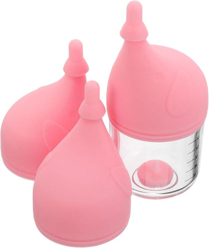 TOYANDONA Newborn Kitten Puppy Nursing Bottle Pet Feeder Soft Nipple Cat Milk Feeder Small Animal Bottle for Nursing